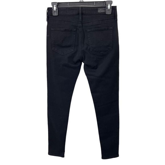 Ag Adriano Goldschmied Womens Jeans Farrah Skinny Ankle Jeans Black Size 25‎ - Picture 2 of 7